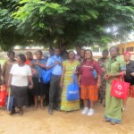 Teachers at Trinity Presbyterian in Koforudia receive teaching and learning materials